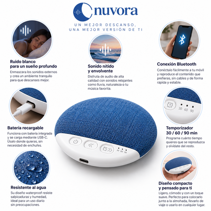 Altavoz de Almohada para Dormir Mejor.